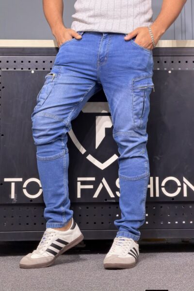 Men's denim cargo pant (Light)